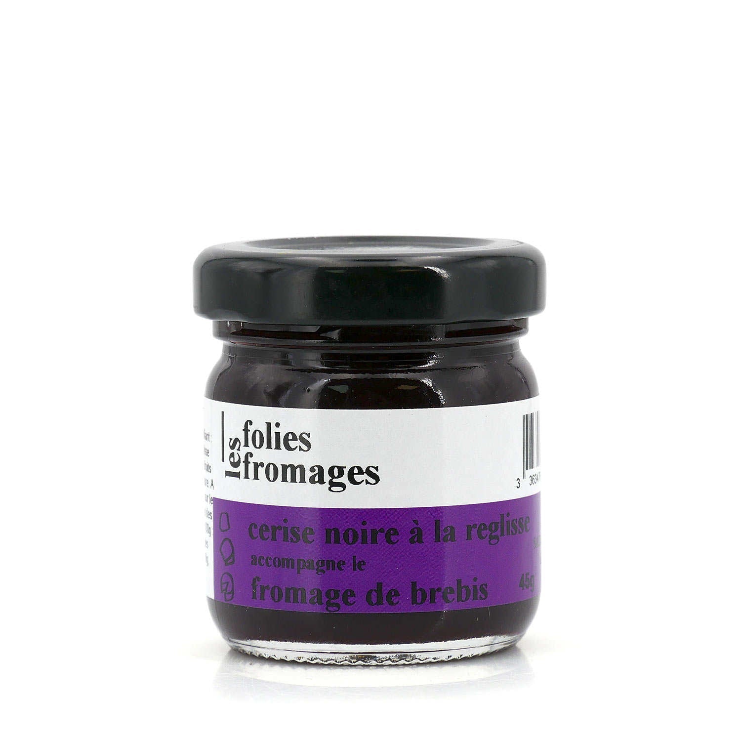 Confiture pour Fromage Cerise noire Réglisse Les Bons Plans du Châtelain