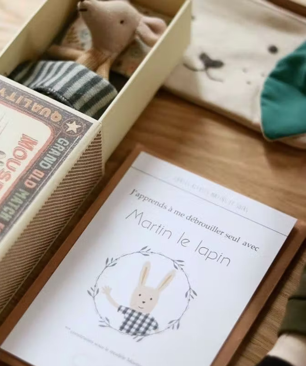 Martin le Lapin Cartes Rituel Montessori Les Bons Plans du Châtelain
