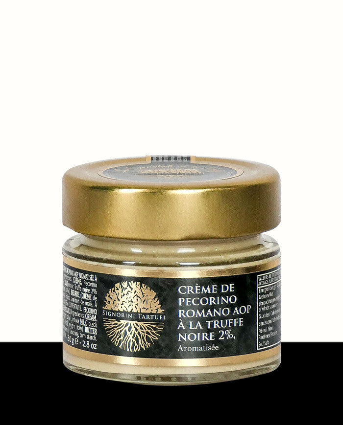 Crème Pecorino Romano AOP Truffe noire 2% Les Bons Plans du Châtelain