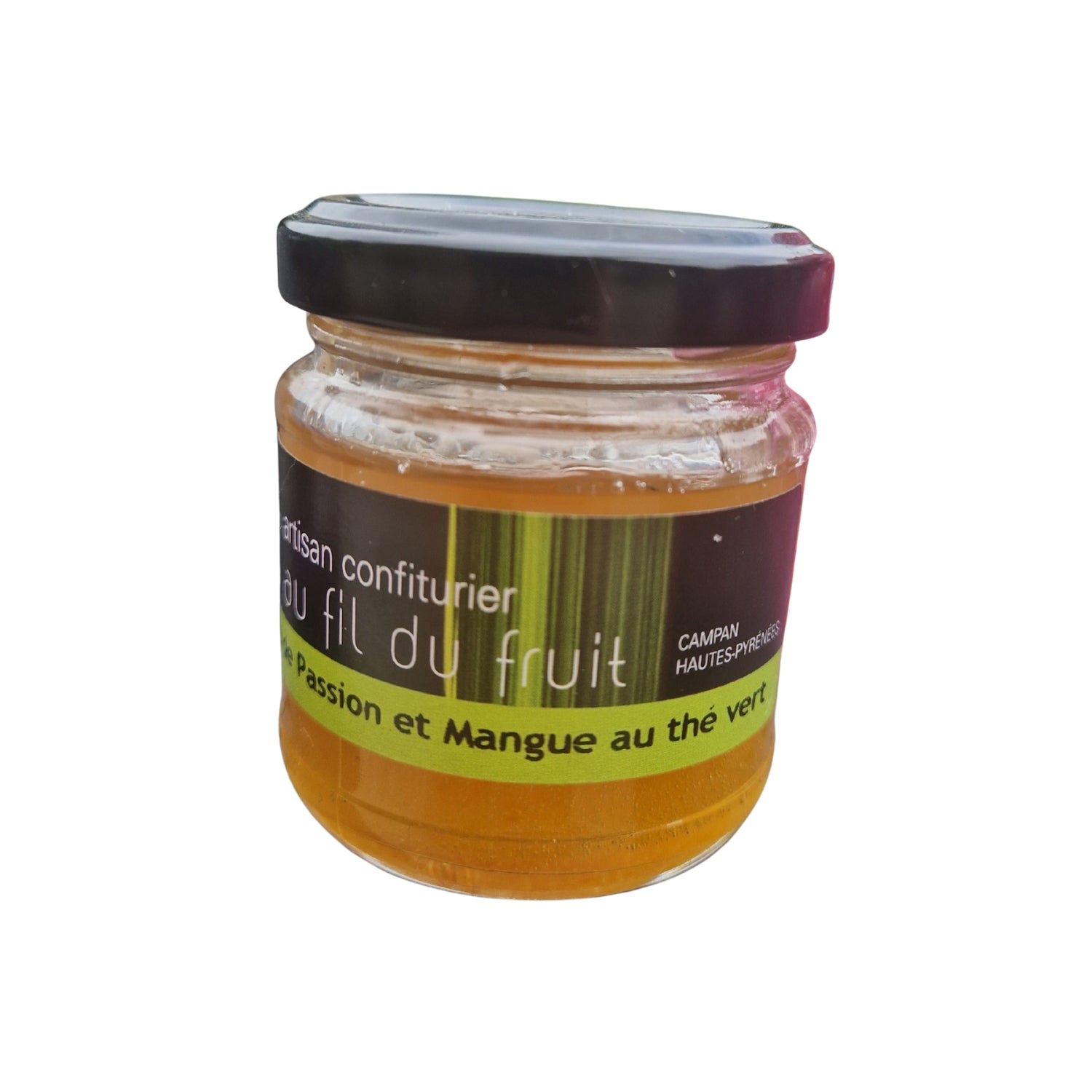Confiture passion mangue thé vert Les Bons Plans du Châtelain