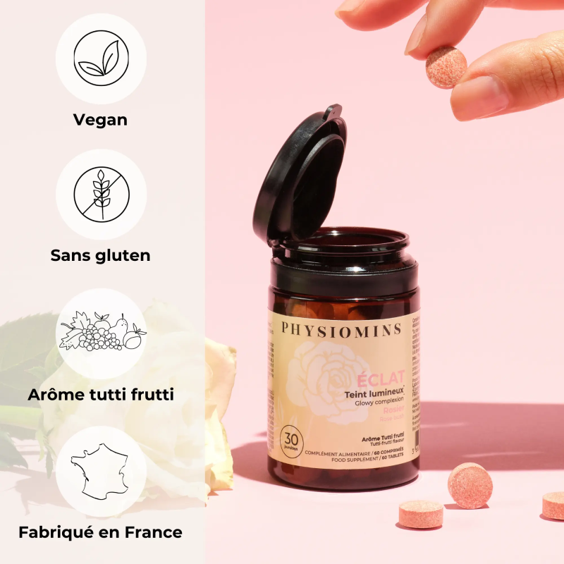 Complément alimentaire Eclat teint lumineux Les Bons Plans du Châtelain