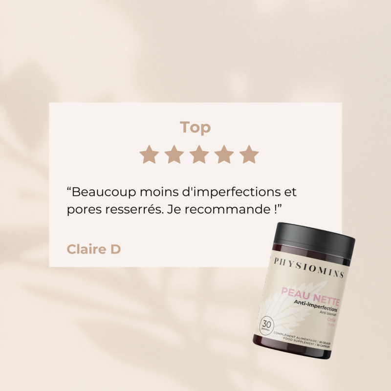 Complément alimentaire Peau nette Les Bons Plans du Châtelain