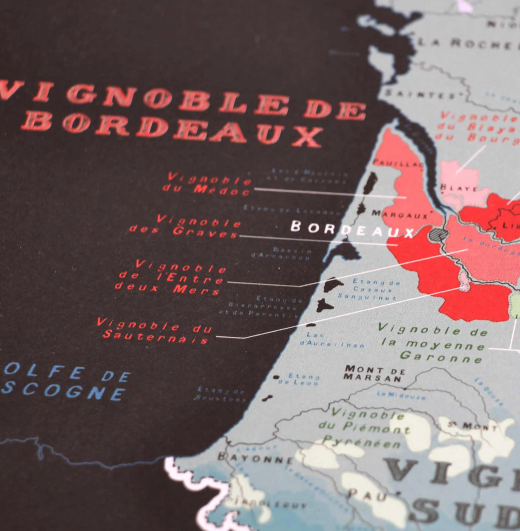 Carte de France des Vignobles Les Bons Plans du Châtelain