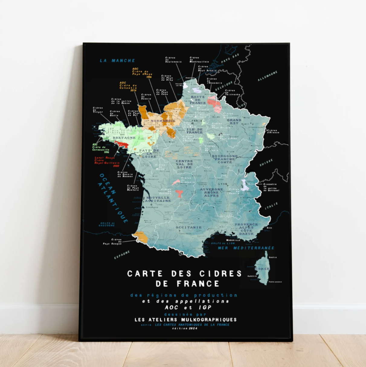 Carte de France des Cidres Les Bons Plans du Châtelain