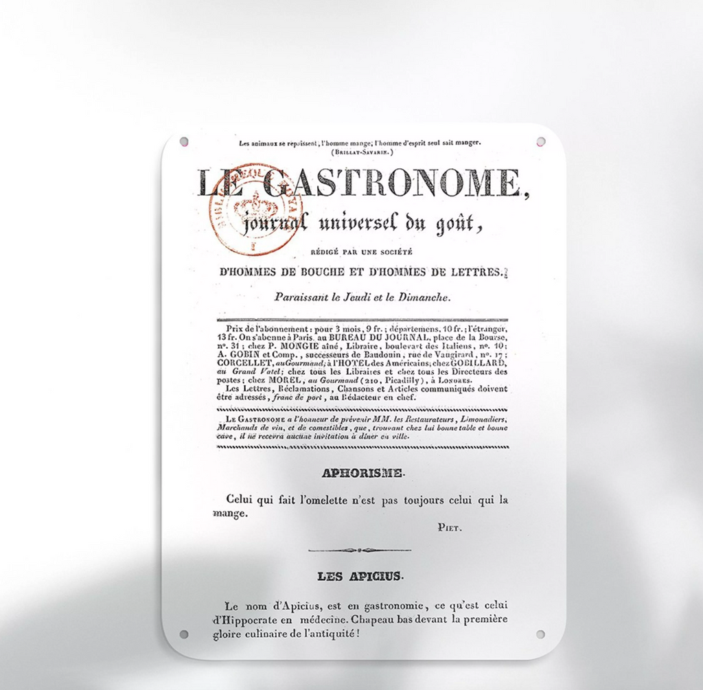 Plaque décorative BnF X Leconte Les Bons Plans du Châtelain