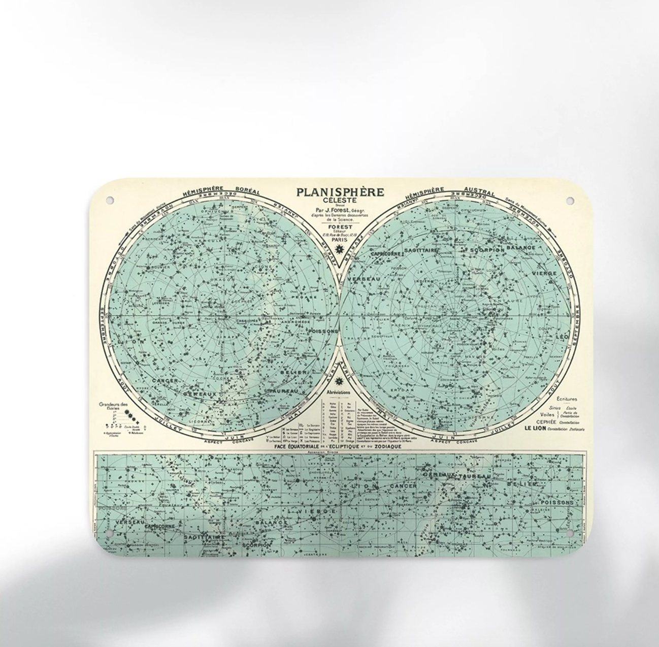 Plaque décorative BnF X Leconte Les Bons Plans du Châtelain