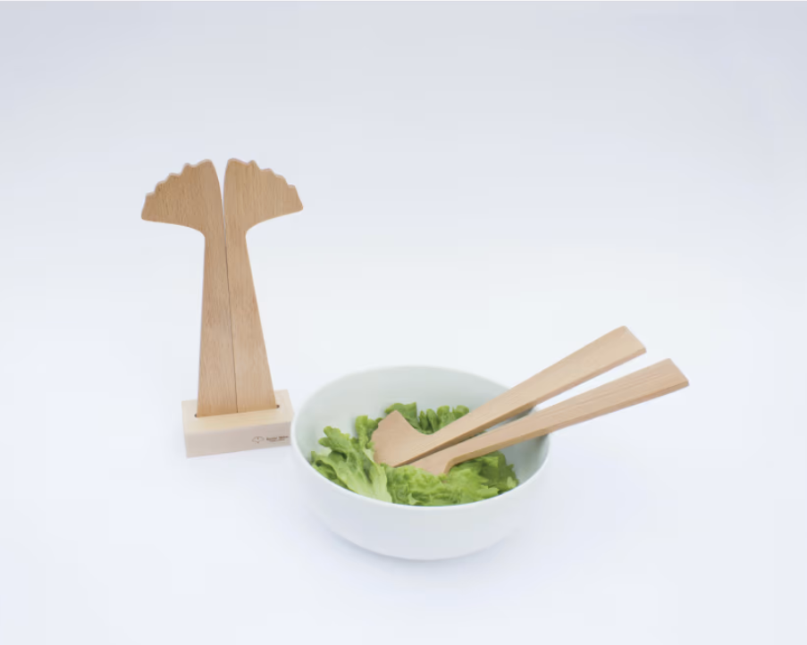 Couverts à salade design Les Bons Plans du Châtelain