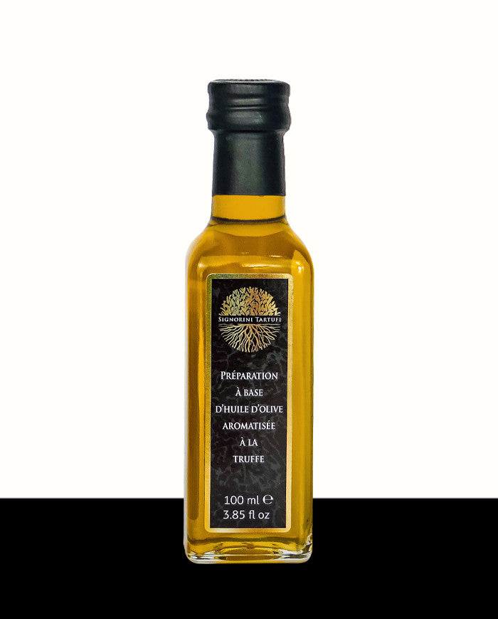 Huile d'olive aromatisée à la Truffe noire Les Bons Plans du Châtelain