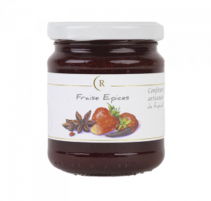 Confiture Fraise épices Les Bons Plans du Châtelain
