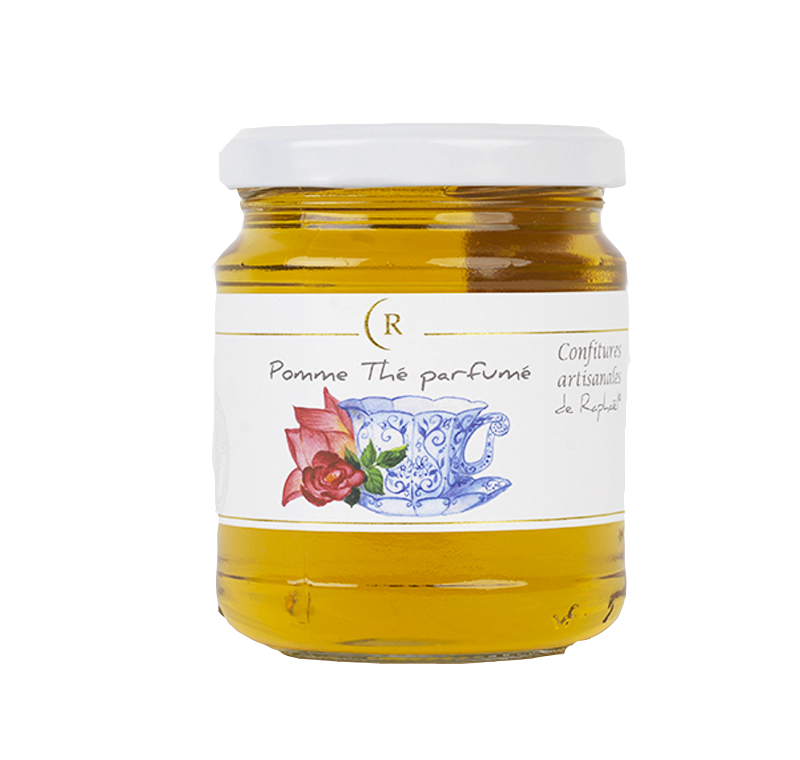 Confiture Pomme Thé parfumé Les Bons Plans du Châtelain