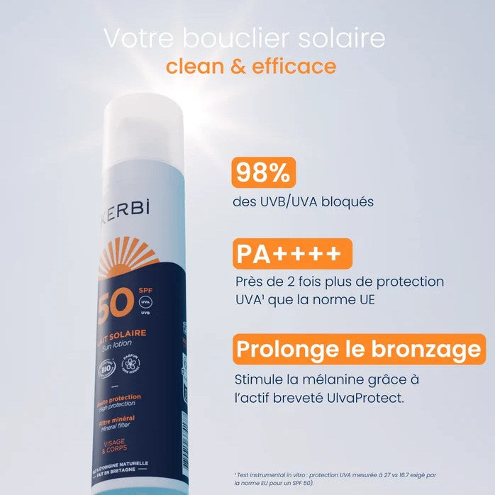 Lait solaire SPF50 Les Bons Plans du Châtelain