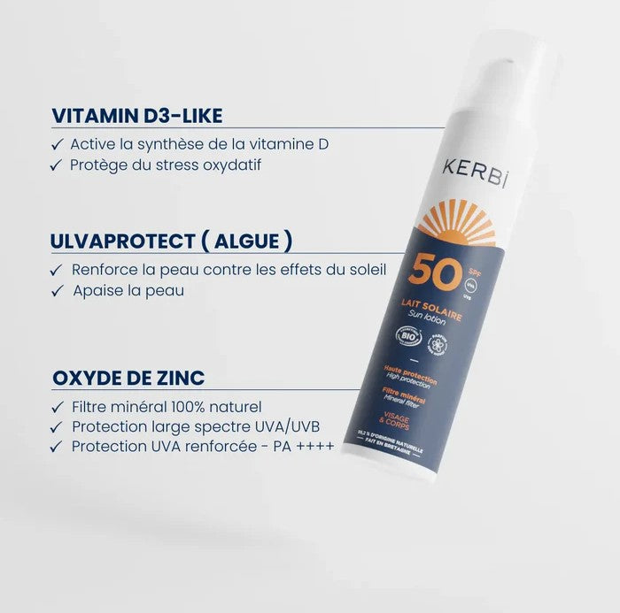 Lait solaire SPF50 Les Bons Plans du Châtelain