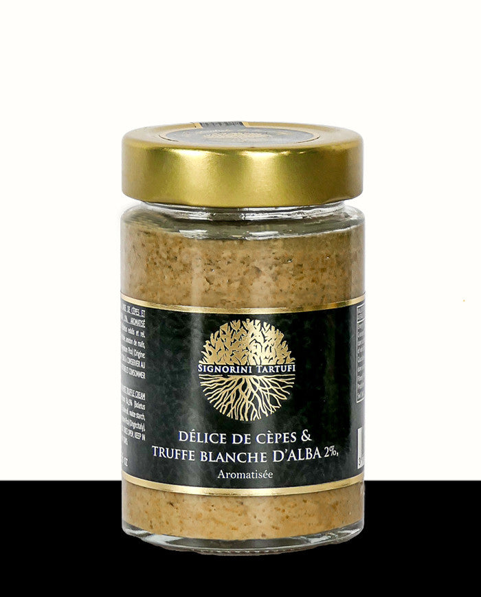 Délice de Cèpes Truffe blanche d'Alba 2% Les Bons Plans du Châtelain
