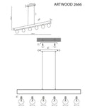 Lustre Suspension 6 foyers Les Bons Plans du Châtelain