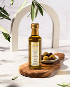Huile d'olive aromatisée Truffe blanche et Lamelles Les Bons Plans du Châtelain