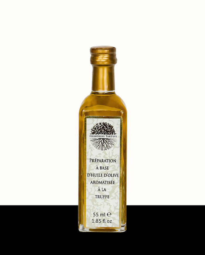 Huile d'olive aromatisée à la Truffe blanche Les Bons Plans du Châtelain