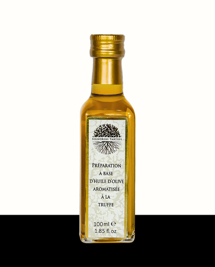 Huile d'olive aromatisée à la Truffe blanche Les Bons Plans du Châtelain