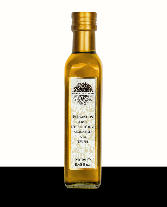 Huile d'olive aromatisée à la Truffe blanche Les Bons Plans du Châtelain