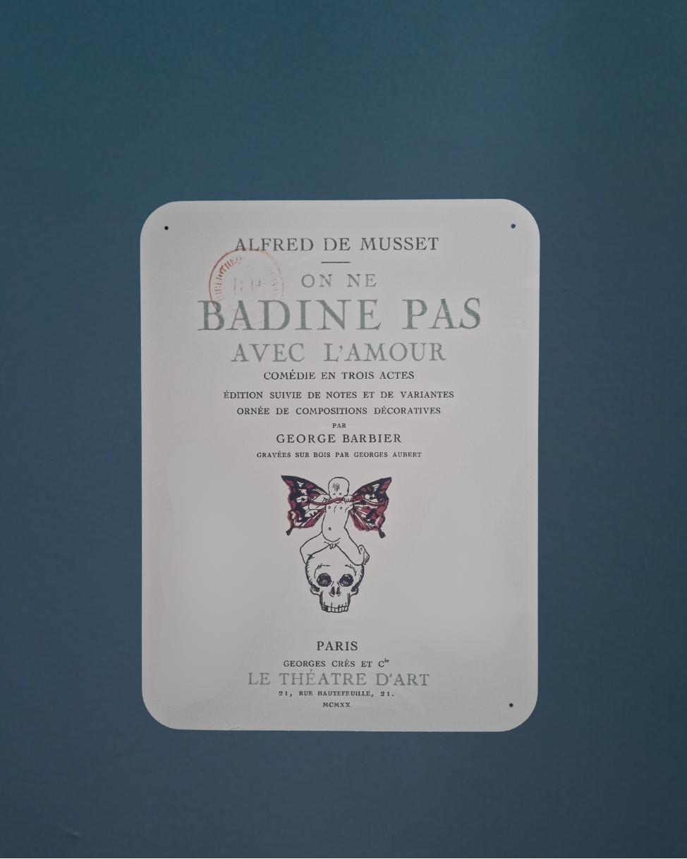 Plaque décorative BnF X Leconte Les Bons Plans du Châtelain