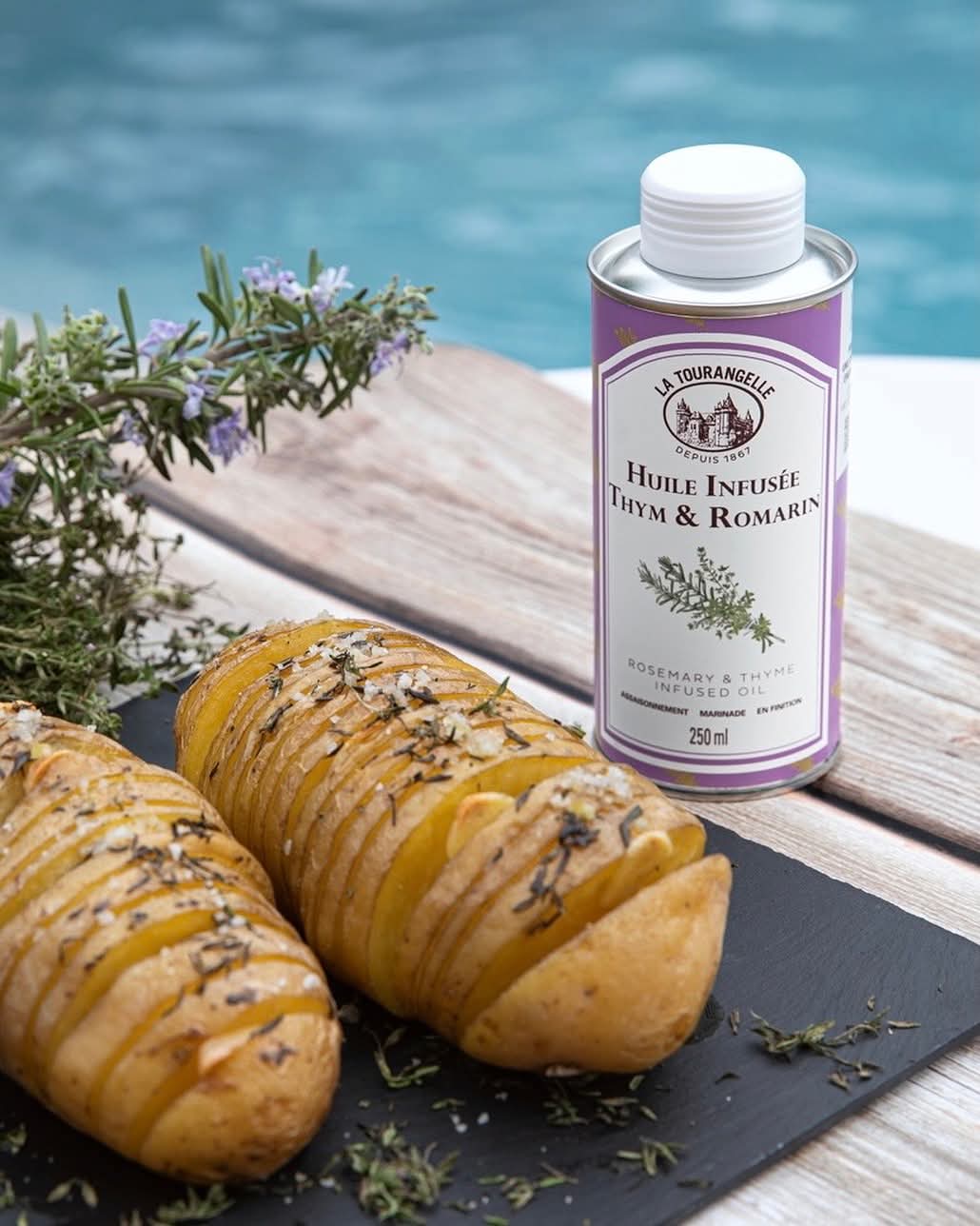 Huile Infusée Thym Romarin Les Bons Plans du Châtelain